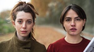 Carlotta Corradi nel bosco