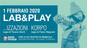 sabato 1 Febbraio al Teatro di Rebecca a Perugia