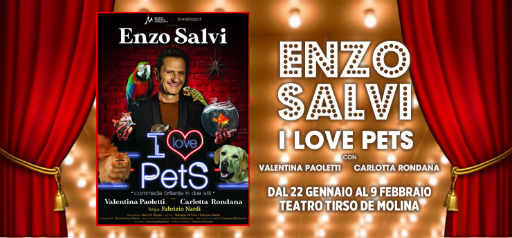 I love pets dal 22 gennaio al 9 febbraio al Teatro Tirso de Molina