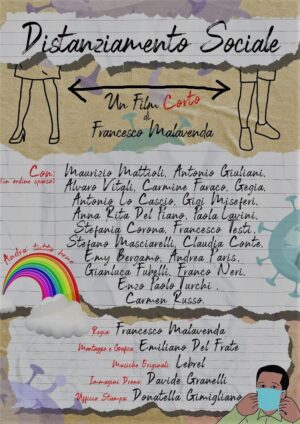 DISTANZIAMENTO SOCIALE LOCANDINA