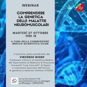 Webinar UILDM - Comprendere la genetica delle malattie neuromuscolari