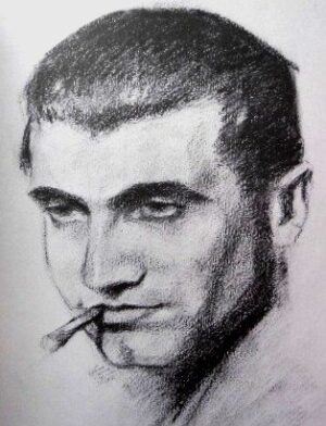 autoritratto di Carlo d'Aloisio da Vasto