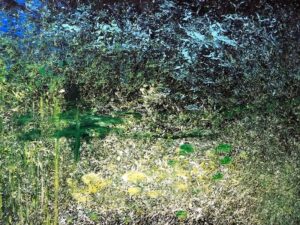 inutile-che-ti-nascondi-acrilico-e-pigmenti-luminescenti-resina-bicomponente-su-tela-anno-2019-misure-70-x50